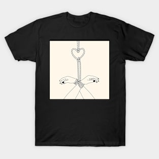 HANDS TIED FORMING HEART T-Shirt